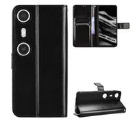 XReal Beam Pro Case [Wallet Case] [Kickstand] [Card Slots] [Magnetic Flip Cover] Compatible with XReal Beam Pro Smartphone(Black)