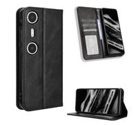 XReal Beam Pro Case [Wallet Case] [Kickstand] [Card Slots] [Magnetic Flip Cover] Compatible with XReal Beam Pro Smartphone(Black)