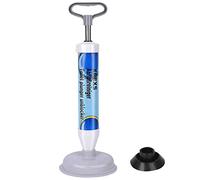 XREXS Toilet Plunger Sink Plunger, Powerful Drain Plunger with 2 Type Suction Cups, Suitable for Toilet (Large Suction Cup), Bathtub/Shower/Sink (Small Suction Cup)