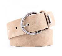 XRHYJK Women's Dress Belts Women Belt Wide Suede Leather Waist Belt Female Casual Ladies Pin Buckle Belts For Women Dresses Belts