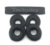 XRHYY Replacement Earpads and Headband Pad for Technics Panasonic DJ Headphones, RP-DJ1200 / 1210 / 1205 / 1215, EAH-DJ1200