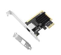 XRIKUI 2.5 Gigabit Ethernet PCI Express Network Interface Card RTL8125B 10/100/1000/25000 Mbps RJ45 LAN Adapter for Windows/Linux with Low Profile