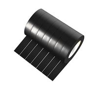 Xrkuu 7 Rolls Black Electrical Insulation Tape, 17mm x 15m Waterproof PVC Insulating tape for Insulating and Protecting Wires, Installations & Mend