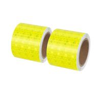 Xrkuu Reflective Tape 2 Rolls (3m x 5cm), Green Safety Warning Tape