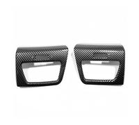 XRLHMP ABS Plastic Carbon Fiber Pattern Car Interior Cover Decoration Trim Stickers Compatible for Honda CRV CR-V 2012 2013 2014 2015 2016(Air Outlet)