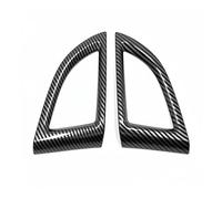 XRLHMP ABS Plastic Carbon Fiber Pattern Car Interior Cover Decoration Trim Stickers Compatible for Honda CRV CR-V 2012 2013 2014 2015 2016(Middle air outlet)