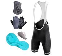 XRLQZH Cycling Bib Shorts Men Cycling Bib Shorts Summer Bike Bicycle Pants Road Racing Tights Cycle Ride Shorts with Mesh Straps, Silicon Leg Grippers- Breathable (6XL,TYP-6)