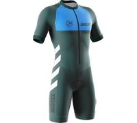 XRLQZH Men's MTB Triathlon Tri Suit Short Sleeve Quick-Drying Cycling Skinsuit,Men Triathlon Suit,One Piece Trisuit Bike Top Short Sublimated Design. (TYP-9,XXL)