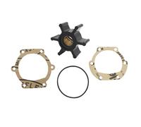 XRmarine New Sea Water Pump Impeller Repair Kit Replacement for Jabsco 653-0001-P Johnson F4B 09-810B Yanmar 128990-42200 2YM 3YM 2GM 3GM Series Pump Engines Vol-vo Pen-TA 876097