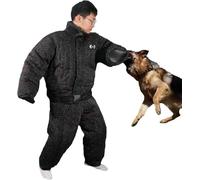 XRNWOHISB Dog Bite Suit Training Protection, Full Protection Biting Suit Dogs Shepherd Training Biting Tugging Protective Clothing, Working Dog Equipment,Exercise Your Dog's Agility