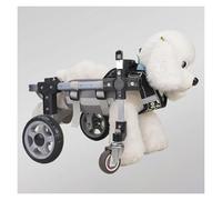 XRNWOHISB Dog Wheelchair, Adjustable Pets Cart Mobility Aids, 4-Wheel Trolley for Small/Medium/Large Dogs, Suitable for Paraplegic Animals with Hind Limb Disabilities(Large)