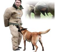 XRNWOHISB Training Dog Protective Clothing, Dog Training Suit, Professional Canine Bite Sleeves Suit Body Protection Bite Suits Jacket, Working Dogs Equipment, Exercise Your Dog's Agility