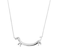 XROLAND Dog Pendant Necklace Cute Dachshund Necklace Fashionable and Unique Neckchains Charming Dog Pendant Clavicular Chain Ornament for Dog Lovers