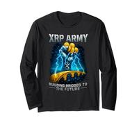 XRP Army Bridge Builder - Diamond Hands Crypto Community Long Sleeve T-Shirt