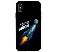 XRP ETF to the Moon Mission Crypto Sky Rocket Launch Case for iPhone X/XS