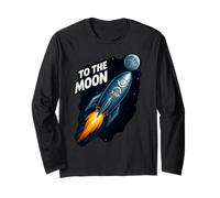XRP ETF to The Moon Mission Crypto Sky Rocket Launch Long Sleeve T-Shirt
