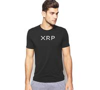 XRP T-Shirt Crypto Coin Blockchain Cryptocurrency (UK, Alpha, XL, Regular, Regular, Standard, Black)