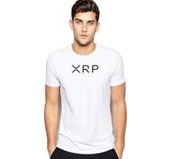 XRP T-Shirt Crypto Coin Blockchain Cryptocurrency (UK, Alpha, XL, Regular, Regular, Standard, White)