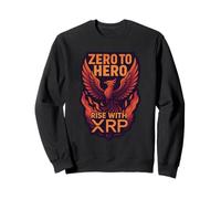 XRP Zero to Hero Phoenix Rising Crypto Transformation Sweatshirt