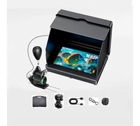 XRRJFYH Underwater Camera for Fishing, With 5 Inch 1080P Display, Fish Finders & Depth Finders for Boats, 10000mAh Battery