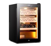 XRSMOU 50L Electric Cigar Humidors Cabinet,with Shelves Drawer and Temperature Control,for Cigars Wine Enthusiasts (Winecabinet)