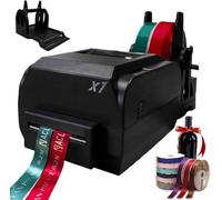 XRSMOU Digital Satin Ribbon Printer,Satin Ribbon Printing Machine,Foil Stamping Printing Machine,Two Models Available,for Gift Wrapping (double row)