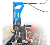 XRSMOU Electric Hydraulic Hole Puncher,with 5 Dies,Punching of Iron Copper Aluminum Plate,for Industrial and Mechanical Place (anglesteel)