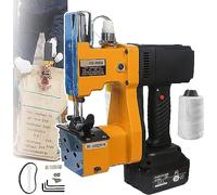 XRSMOU Portable Bag Closer Sewing Machine,Chargeable Cordless,Quickly Seal,Automatic Thread Cutting,for Woven Paper Bag
