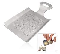 Xrten Garlic Device,stainless steel grater,Wasabi Grater Crushed Garlic Device Kitchen Tools Stainless Steel