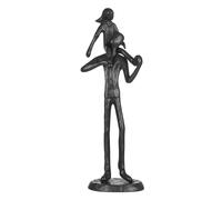 Xruibrave Father Daughter Gifts - Loss of Father Sympathy Gift, Presents for Dad from Daughter ，Birthday Gift for Daddy from Daughter，Cast Iron Art Home Decoration Statue for Father's Day