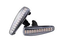 XRUKGUO Car Turn Signals LED Side Fender Dynamic Turn Signal Light Marker Lamp For Mitsubishi For Lancer For Evolution For Outlander Sport For RVR For ASX(Crystal white)