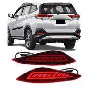 XRUKGUO Fog Light Lamp 2x For Toyota For Rush Fog Lamp 2018 2019 2020 Park Driving Turn Signal 3 Function Rear Bumper Reflector Brake Light(B)