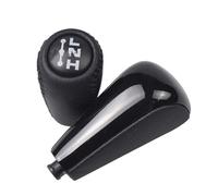 XRUKGUO Gear Stick Cover Head Automatic Gear Stick Shift Knob Cover Gearbox Shift Knob for Toyota for Land for Cruiser for Prado 120 2003 2004 2005 2006-2009(Black-AB)