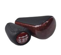 XRUKGUO Gear Stick Cover Head Automatic Gear Stick Shift Knob Cover Gearbox Shift Knob for Toyota for Land for Cruiser for Prado 120 2003 2004 2005 2006-2009(Wooden-AB)