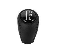 XRUKGUO Gear Stick Cover Head Gear Shift Knob 5 Speed Manual Transmission Leather Transfer Gear Shift for Toyota LC120 for Land for Cruiser for Prado 2003-2009(Black-2)