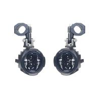 XRUKGUO Motorcycle Head Lamp Light Kit Universal Motorcycle Headlights Led Projector Lens Moto Headlamp Fog Light Motorbike Driving Lights Auxiliary Lamp Spotlights(White and wire)