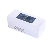 XRX Insulin Refrigerated Box Type A Portable Refrigeration Medicine Interferon Car Small USB Rechargeable Refrigerator for Travel Home Aircraft White