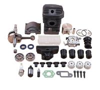 XRXEA 42.5MM Engine Motor Assembly Cylinder Piston Carburetor AV Buffer Set for S//t//i//h//l MS250 MS230 025 023 MS 250 230