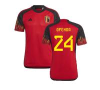 (XS) 2022-2023 Belgium Home Shirt (Openda 24)