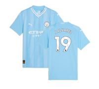 (XS) 2023-2024 Man City Home Shirt (Ladies) (J ALVAREZ 19)