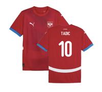 (XS) 2024-2025 Serbia Home Shirt (Tadic 10)
