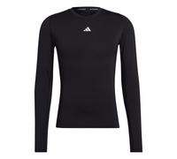 (XS, Black) Adidas Mens TechFit Long-Sleeved Training T-Shirt
