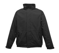 (XS, Black/Ash) Regatta Dover Waterproof Windproof Jacket (Thermo-Guard Insulation)