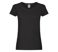 (XS, Black) Fruit of the Loom Womens/Ladies T-Shirt