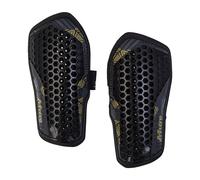 (XS, Black/Gold) Mitre Mens Pro 2024 Aircell Technology Shin Guards Set