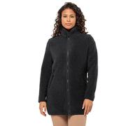 Jack Wolfskin Women's High Curl Coat W Fleece Jacket, Black, XS