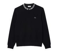 (XS, Black) Lacoste Mens Logo Crew Neck Sweatshirt