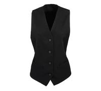 (XS, Black) Premier Womens/Ladies Lined Waistcoat