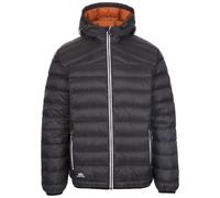 (XS, Black / Rust) Trespass Mens Down Jacket Packaway Whitman II