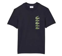 Lacoste Mens Iconic Croc Regular T-Shirt - Blue - XS - Blue